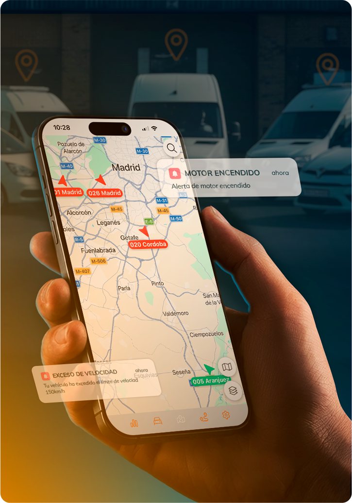 App de rastreo en el celular